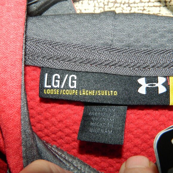 Under Armour Coldgear UA Performance Hoodie Mens Size L (QQ-29) - Picture 3 of 5